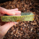 545g Raw Nephrite Jade Carving Slice (R14B674)