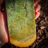 768g Raw Nephrite Jade Carving Slice (R14B717)