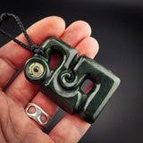Natural Jade Manaia Pendant Necklace (N2147)