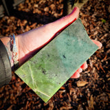 584g Raw Nephrite Jade Carving Slice (R14B715)