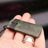 NZ Greenstone Pounamu Toki Pendant Necklace (N250)