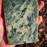 600g Raw Nephrite Jade Carving Slice (R14B721)
