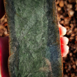 723g Raw Nephrite Jade Carving Slice (R14B723)