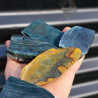 1kg (BUTTS) Raw New Zealand Greenstone / Pounamu Carving Slices (R14B372)