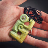 Natural Jade Manaia Pendant Necklace (N2128)
