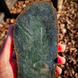695g Raw Nephrite Jade Carving Slice (R14B727)