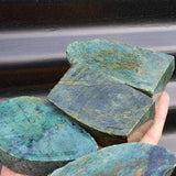 1kg Raw New Zealand Greenstone / Pounamu Carving Slices (R14B383)