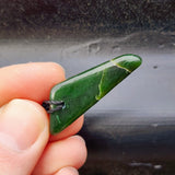 Natural Greenstone Pendant Necklace (AJJC2469)