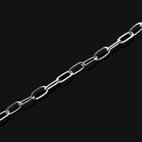 4.7mm Long Link Stainless Steel Chain Bracelet