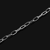 4.7mm Long Link Stainless Steel Chain Bracelet