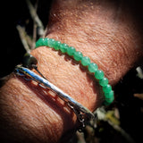 6mm Natural Aventurine Elastic Bracelet