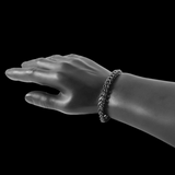 6mm Black Stainless Steel Chain Bracelet