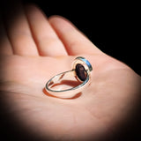 (R) Solid 925 Sterling Silver & Natural Kyanite Handmade Ring