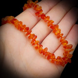 Amber Teething Necklace - Polished Honey Chip