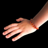 Amber Teething Bracelet / Anklet - Polished Cognac