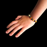 Amber Teething Bracelet / Anklet - Raw Mixed Amber - Cherry, Butter, Honey