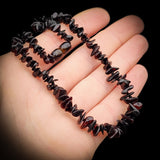Amber Teething Necklace - Polished Cherry Chip