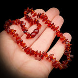 Amber Teething Necklace - Polished Cognac Chip