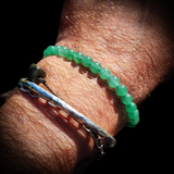 6mm Natural Aventurine Elastic Bracelet