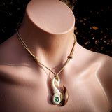 Axe Hook Bone Carving Pendant Necklace - NZ Maori Inspired