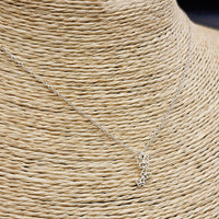 Childrens 925 Solid Sterling Silver Butterflies Necklace