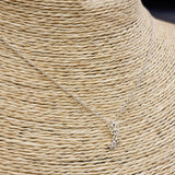 Childrens 925 Solid Sterling Silver Butterflies Necklace