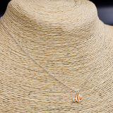 Childrens 925 Solid Sterling Silver Clownfish Necklace