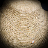 Childrens 925 Solid Sterling Silver Clownfish Necklace