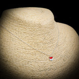 Childrens 925 Solid Sterling Silver Fox Necklace