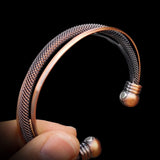 Copper Magnetic 3 Layer Cuff Bracelet