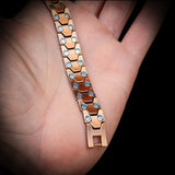 12mm Wide Copper Magnetic Chain Bracelet (50A19B4)