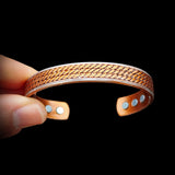 Copper Magnetic & Steel Cuff Bracelet