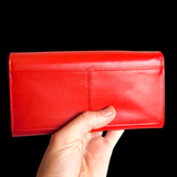 Genuine Leather Purse - Red