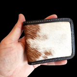 Genuine Leather & Cow Hair Wallet
