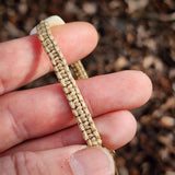 Koru Bone Carving Macrame Bracelet