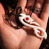 Manaia Bone Carving Pendant Necklace - NZ Maori Inspired