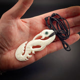 Manaia Hook Bone Carving Pendant Necklace