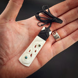 Manaia Toki Bone Carving Pendant Necklace