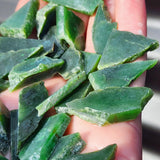 100g Raw Greenstone / Nephrite Jade Offcut Slices
