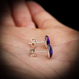 Childrens 925 Sterling Silver Galaxy Stud Earrings