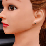 925 Sterling Silver Lil Punk Screw Stud Earrings