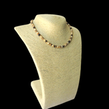Surfer Necklace - Light Brown Coconut Beads & Cherry Amber