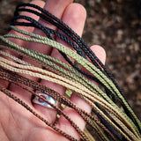 Waxed Braided Pendant Cord Replacements