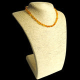 Amber Teething Necklace - Polished Honey Amber