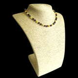 Amber Teething Necklace - Raw Cherry, Lemon, Tiger Eye