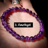 6mm Gemstone Elastic Bracelets