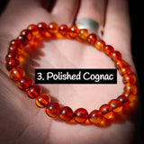 Natural Baltic Amber Elastic Bracelets