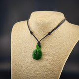 Natural Jade Pikorua Twist Pendant Necklace (N2250)