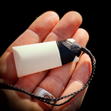 Natural Carved Maori Bone Carving Necklace - Toki