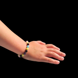 Amber Teething Bracelet / Anklet - Butter & Cherry Amber, Amethyst, Rose Quartz, Amazonite